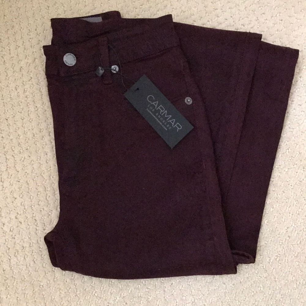 ✨HP✨LF Carmar burgundy jeans - Picture 4 of 8